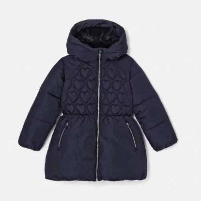Child girl mid-length down jacket