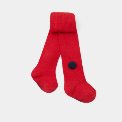 Baby girl pompom tights