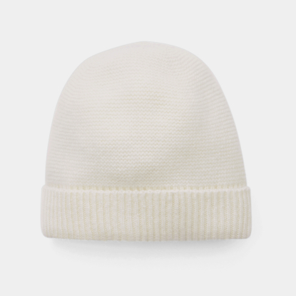 Bonnet bébé fille en cachemire