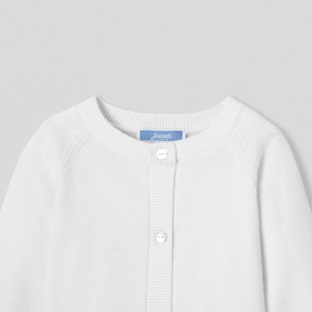 Baby girl jersey cardigan Baby girl jersey cardigan