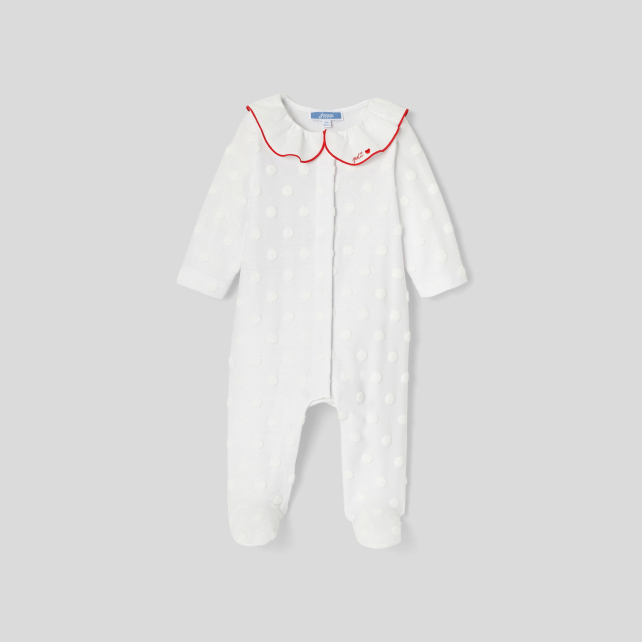Baby girl polka dot pyjamas Baby girl polka dot pyjamas