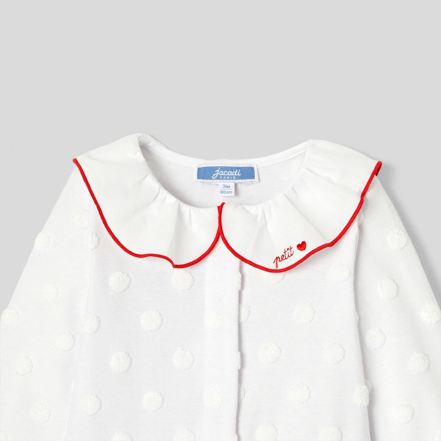 Baby girl polka dot pyjamas Baby girl polka dot pyjamas