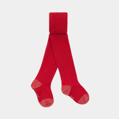 Baby girl plain-coloured tights