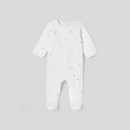 Velvet baby girl pajamas