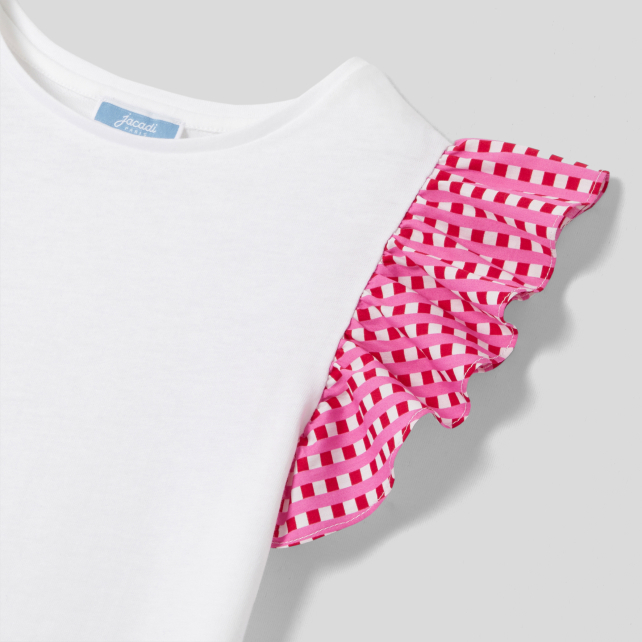 Girl ruffled sleeve t-shirt Girl ruffled sleeve t-shirt