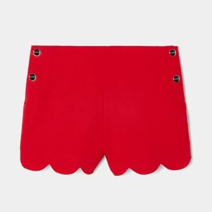 Girl scalloped shorts
