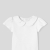 Baby girl bodysuit with double collar Baby girl bodysuit with double collar
