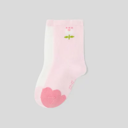 Duo of baby girl socks