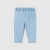 Baby girl trousers in light denim Baby girl trousers in light denim