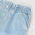 Baby girl trousers in light denim Baby girl trousers in light denim