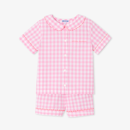 Pyjashort enfant fille en Vichy