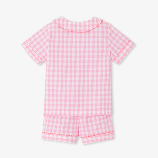 Girl gingham short pyjamas Girl gingham short pyjamas