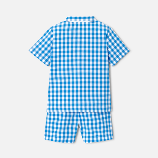 Boy gingham short pyjamas Boy gingham short pyjamas