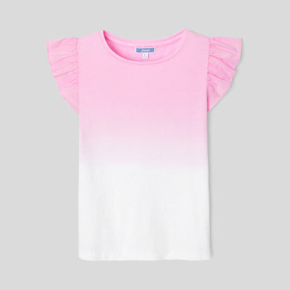 T-shirt enfant fille dip dye