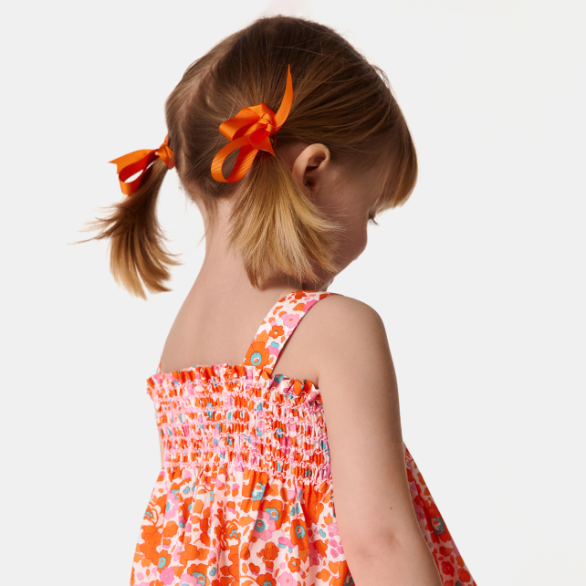 Robe bébé fille en tissu Liberty Robe bébé fille en tissu Liberty
