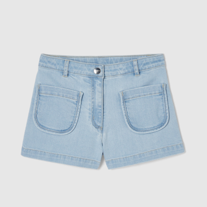 Short en jean enfant fille