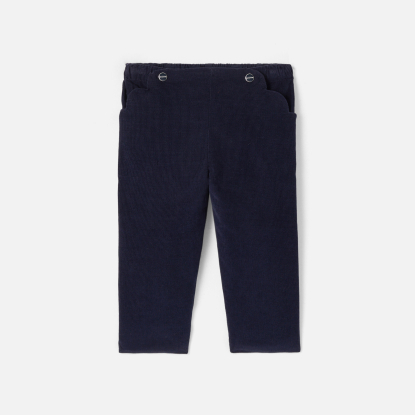 Pantalon bébé fille en velours