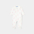 Baby girl pyjamas in printed velvet Baby girl pyjamas in printed velvet
