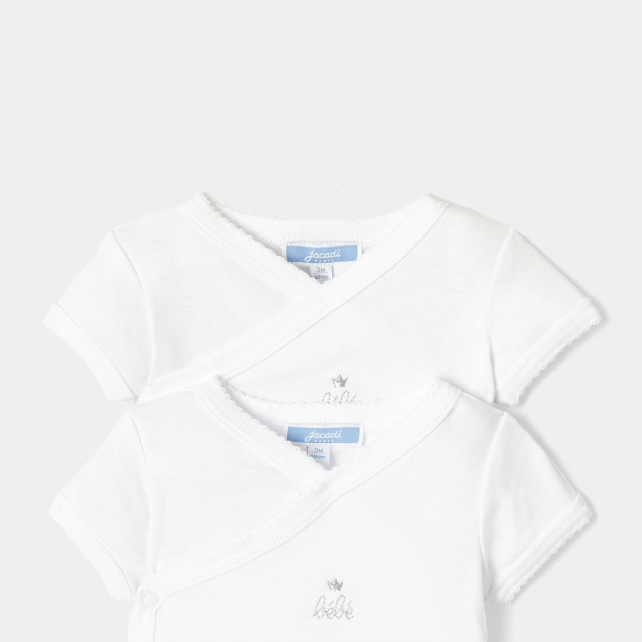 Baby set of 2 short-sleeved bodysuits Baby set of 2 short-sleeved bodysuits