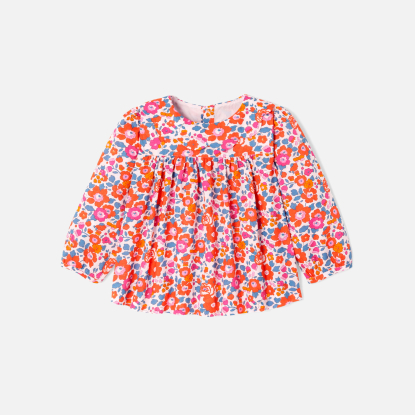 Baby girl blouse in Liberty fabric