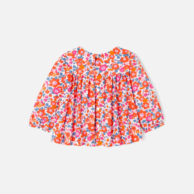 Blouse bébé fille en tissu Liberty Blouse bébé fille en tissu Liberty