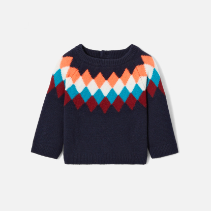 Pull en jacquard bébé garçon