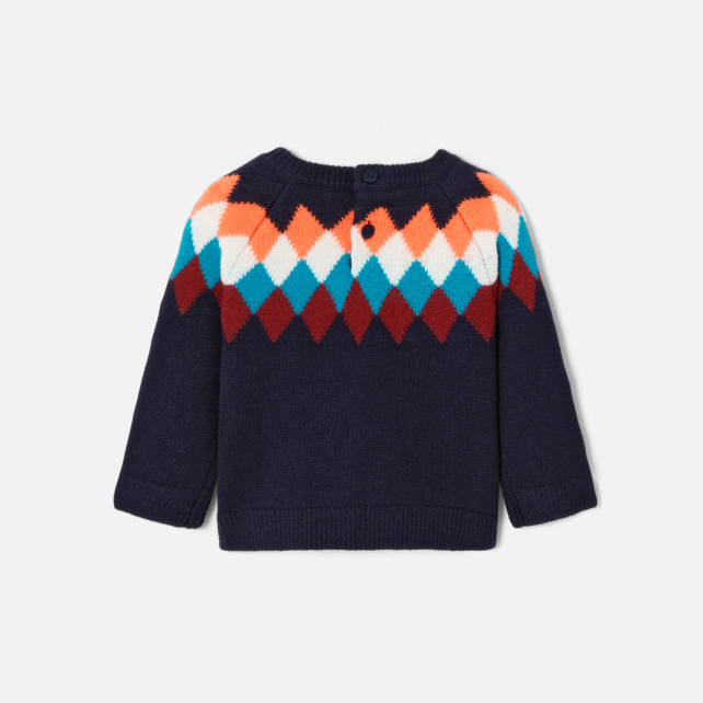 Baby boy jacquard jumper Baby boy jacquard jumper