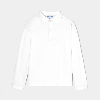 Boy long sleeve polo shirt