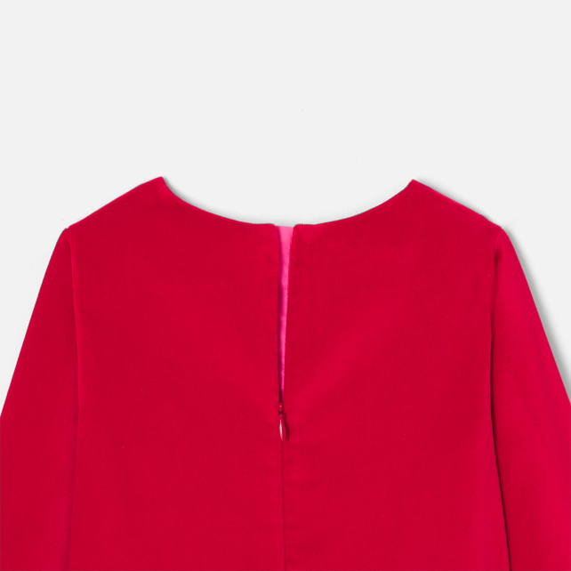 Robe bi-matière enfant fille Robe bi-matière enfant fille