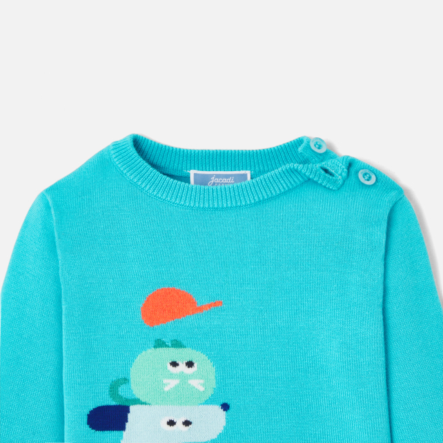 Pull bébé garçon en coton Pull bébé garçon en coton
