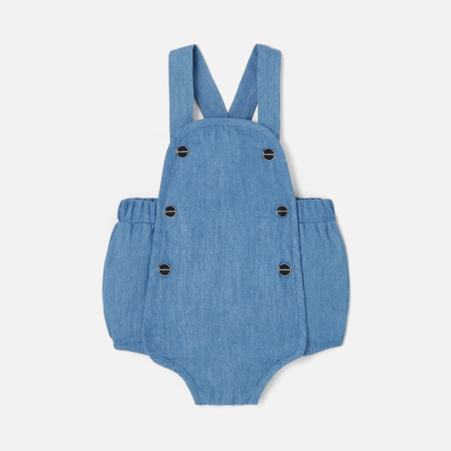 Baby boy denim romper Baby boy denim romper