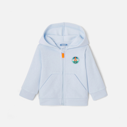 Baby boy zip-up sweatshirt