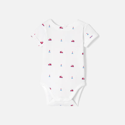 Baby boy short sleeves bodysuit