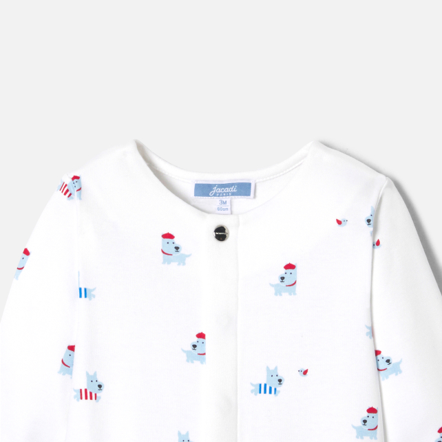 Baby boy pyjamas in interlock Baby boy pyjamas in interlock