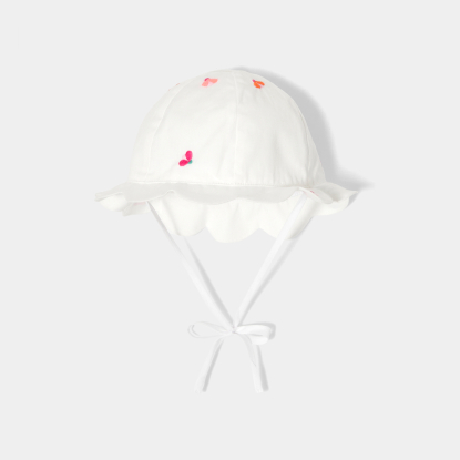 Baby girl cotton hat