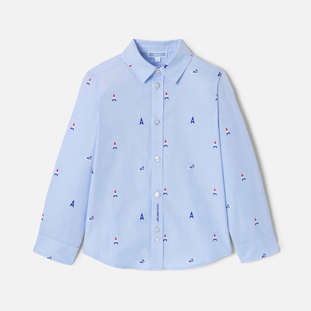 Boy shirt with Parisian motifs Boy shirt with Parisian motifs