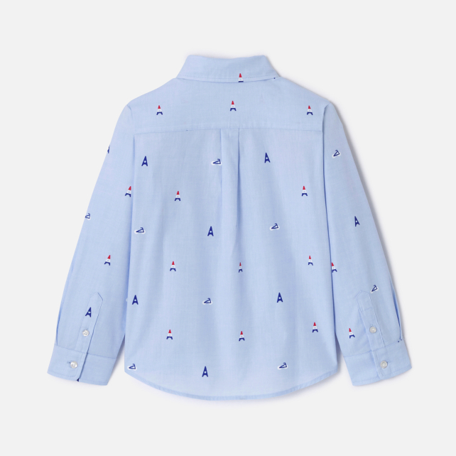Chemise enfant garçon motifs parisiens Chemise enfant garçon motifs parisiens