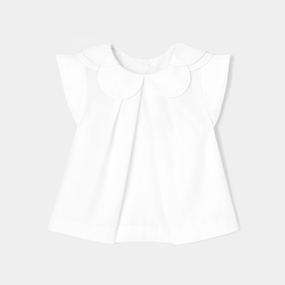 Blouse bébé fille en popeline