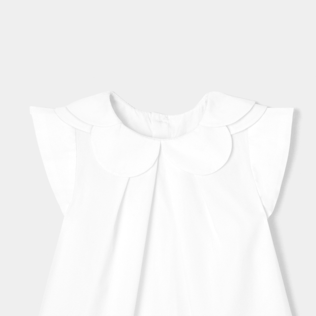 Baby girl blouse in poplin Baby girl blouse in poplin