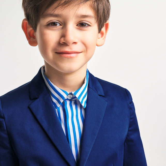 Veste enfant garçon en satin de coton Veste enfant garçon en satin de coton