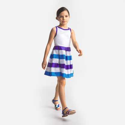 Girl satin dress