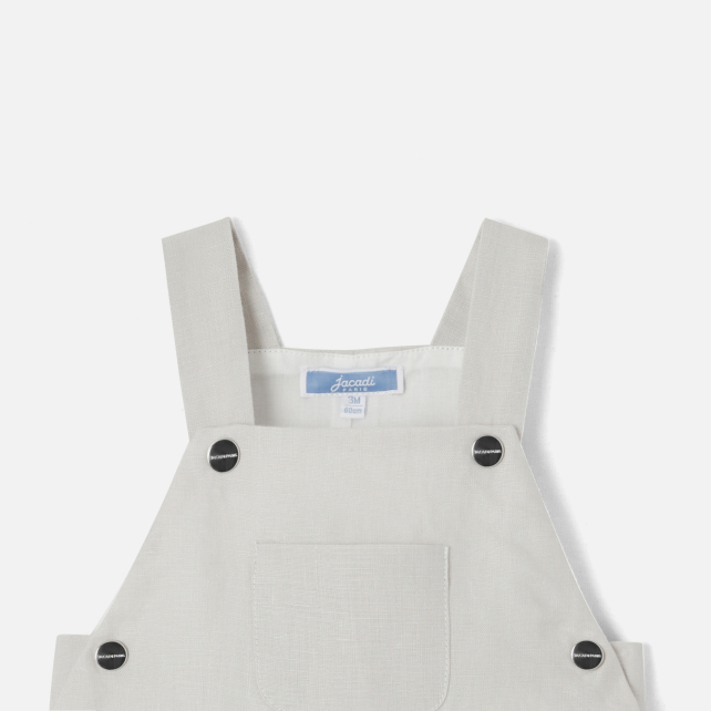 Salopette bébé garçon en lin Salopette bébé garçon en lin