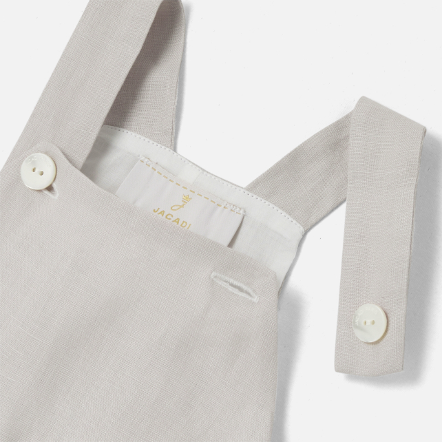 Baby boy linen overalls Baby boy linen overalls