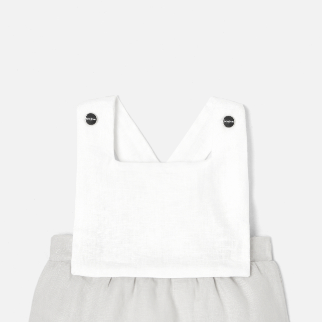 Baby colour block romper Baby colour block romper