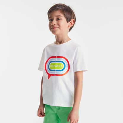 T-shirt enfant garçon en coton biologique