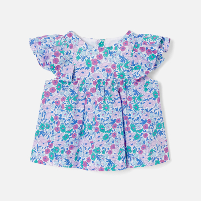 Baby girl blouse in Liberty fabric