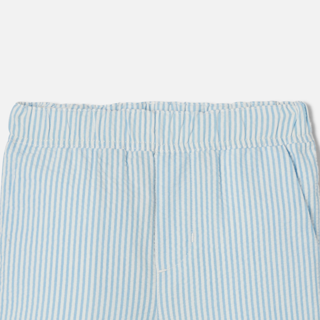 Baby boy shorts in seersucker Baby boy shorts in seersucker