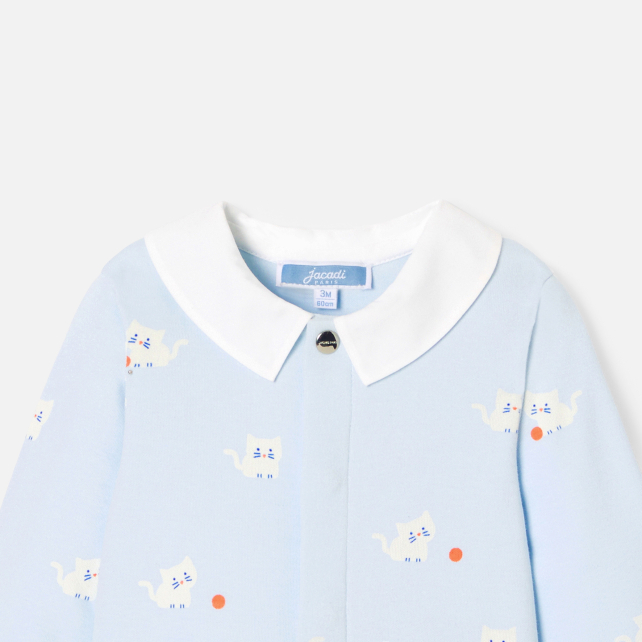 Baby boy pyjamas in interlock Baby boy pyjamas in interlock