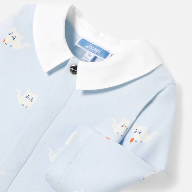 Baby boy pyjamas in interlock Baby boy pyjamas in interlock