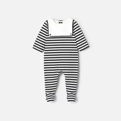 Pyjama bébé garçon en jersey rayé